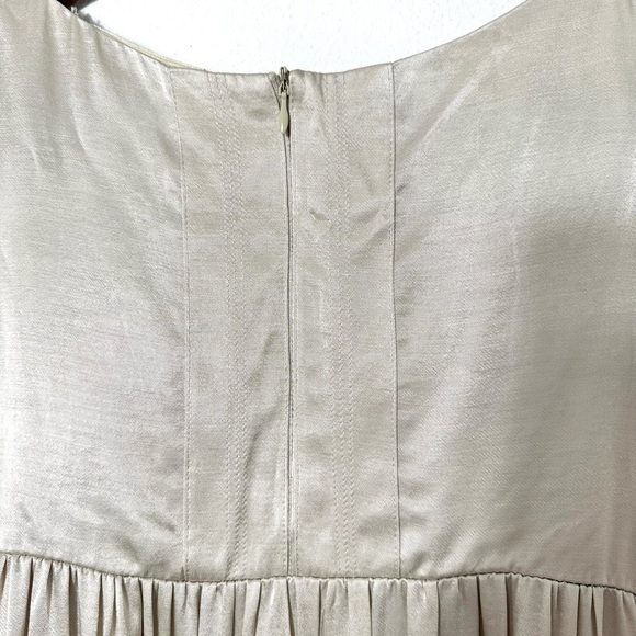 3.1 Phillip Lim Champagne Metallic Gold Shimmer Baby Doll Tank in Size 2 - Picture 3 of 4